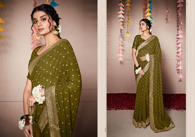 Nitya Vol 5 Georgette Party Wear Sarees Catalog
